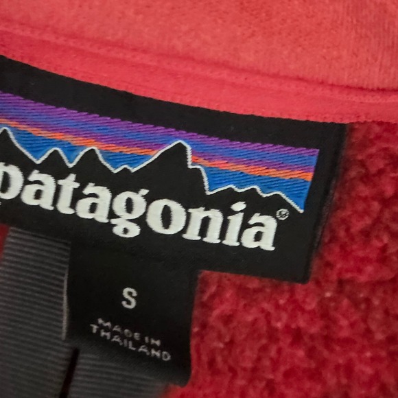 Patagonia Better Sweater Red Pullover Quarter Zip Long‎ Sleeve Small S - Picture 7 of 13